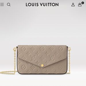 Louis Vuitton Félicie Pochette in Turtle Dove